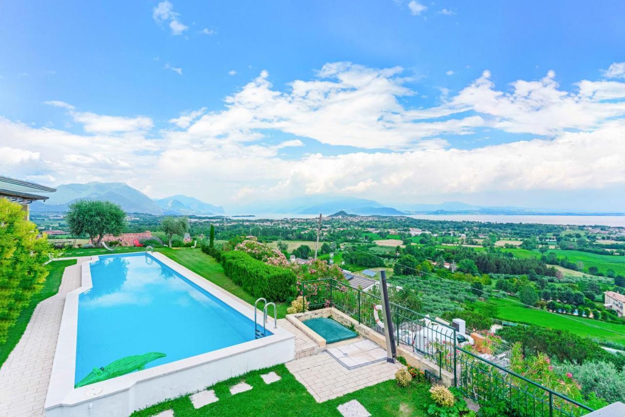 Piscina Panoramica - La Casa Volante Villa Soiano Del Lago Exterior foto