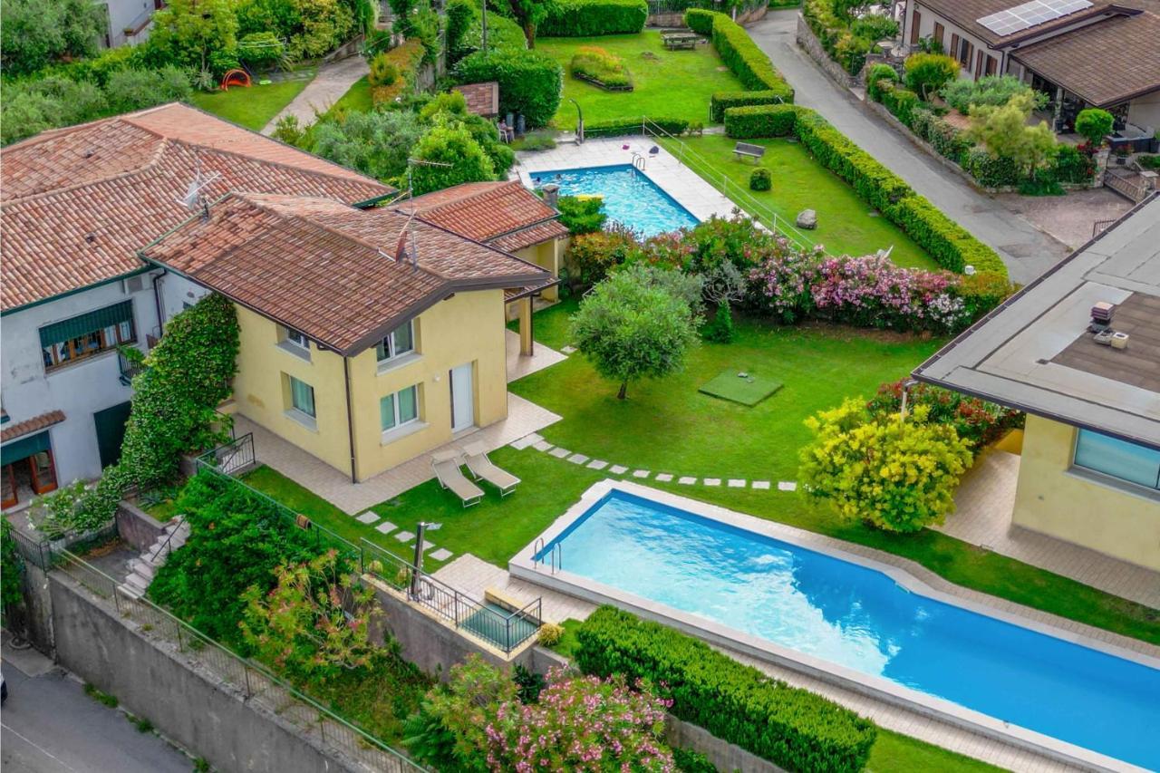 Piscina Panoramica - La Casa Volante Villa Soiano Del Lago Exterior foto
